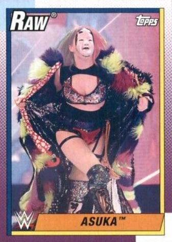 Asuka #5 Wrestling Cards 2021 Topps Heritage WWE