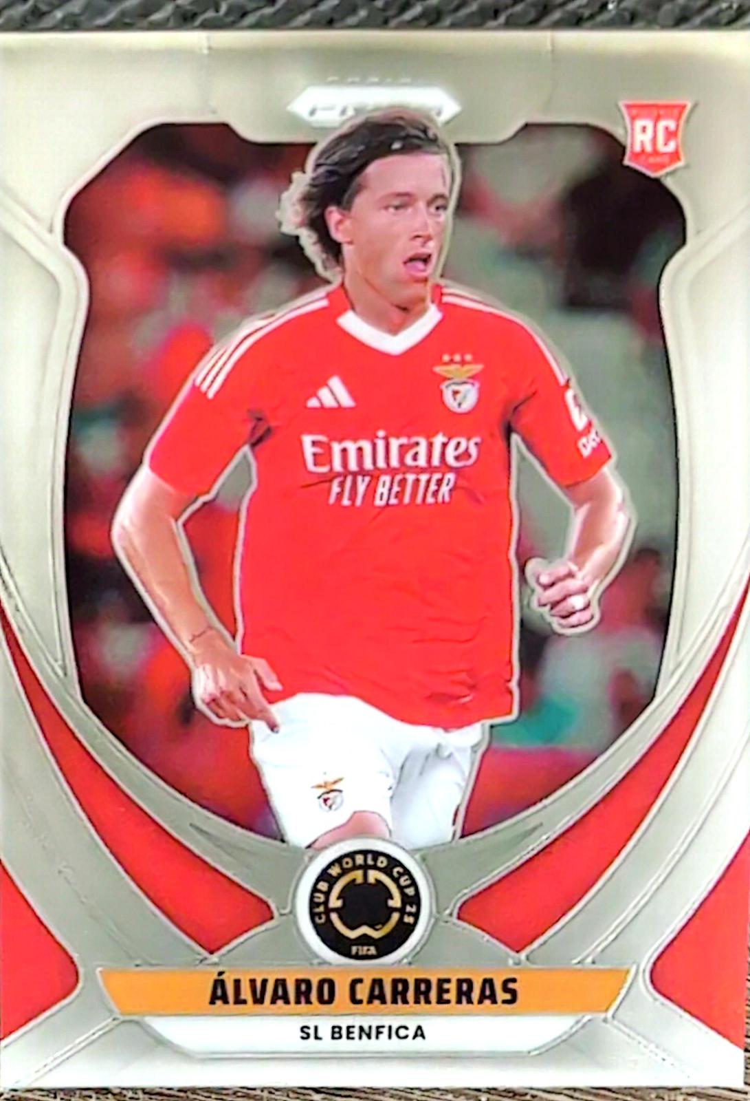 Alvaro Carreras #182 Prices [Rookie] | 2025 Panini Prizm FIFA Club ...