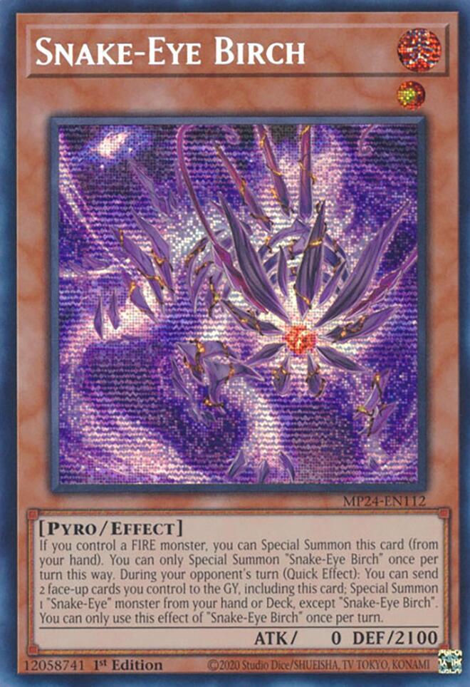 Snake-Eye Birch MP24-EN112 YuGiOh 25th Anniversary Tin: Dueling Mirrors