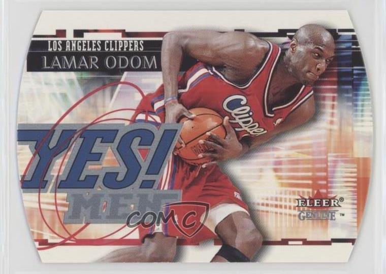 Lamar Odom #2YM Basketball Cards 2000 Fleer Genuine Yes! Men