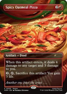 Spicy Oatmeal Pizza