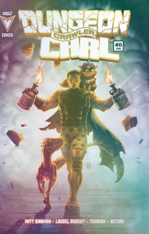 Dungeon Crawler Carl comic cover S-060 - Animocity exclusive (SDCC color splash foil)