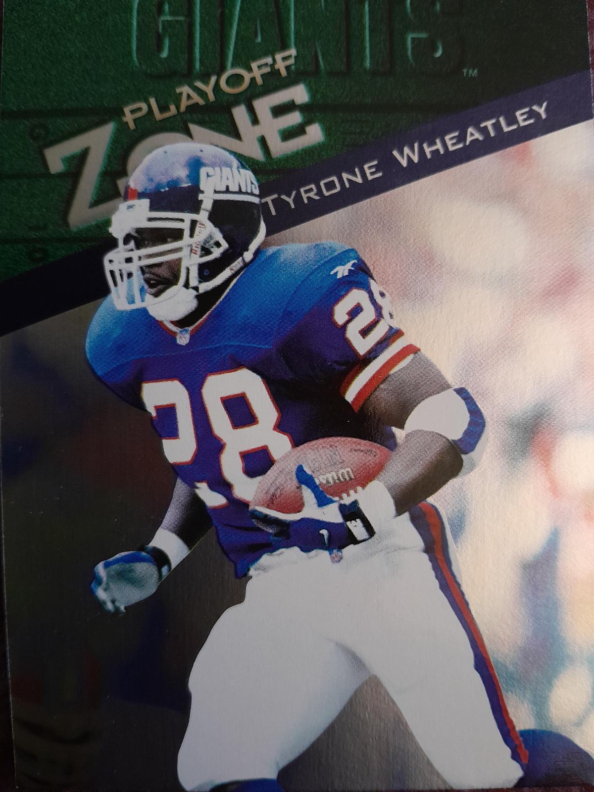 Tyrone Wheatley #44 1997 Playoff Zone Football