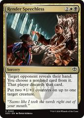 Render Speechless [Foil] #220