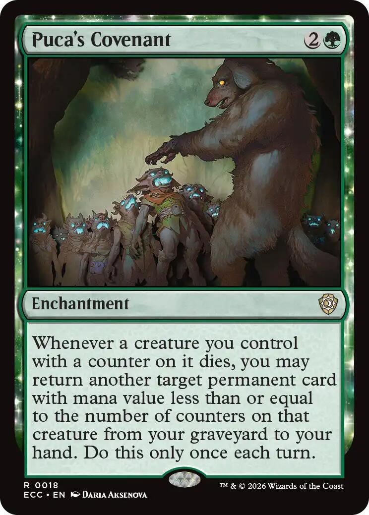 Puca's Covenant (Magic Lorwyn Eclipsed Commander)