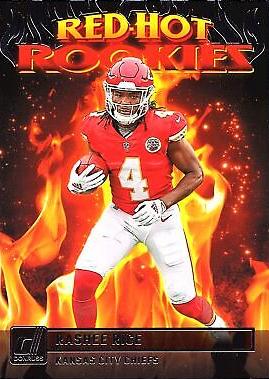 Rashee Rice #RHR-9 Football Cards 2023 Panini Donruss Red Hot Rookies