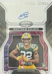 Matthew Golden #RRC-MGN Prices | 2025 Panini Certified Rookie Roll