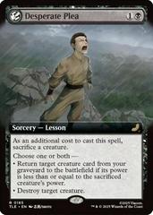 Desperate Plea [Extended Art Foil] #185