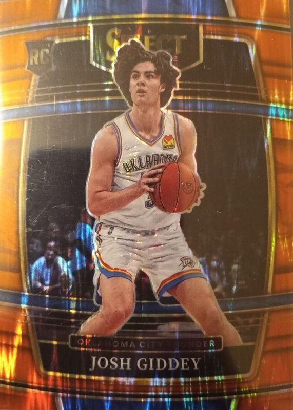 2021 Josh Giddey [Orange Flash Prizm] #58