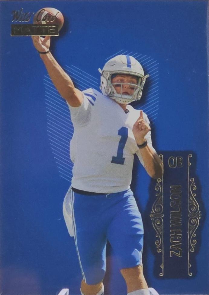 Zach Wilson #LBC-2 2021 Wild Card Matte Football