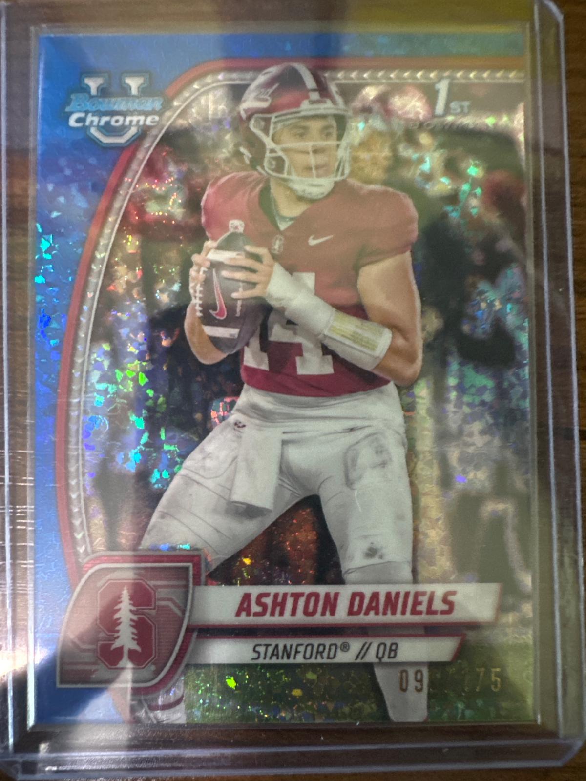 Ashton Daniels [Blue Mini Diamond Refractor] #16