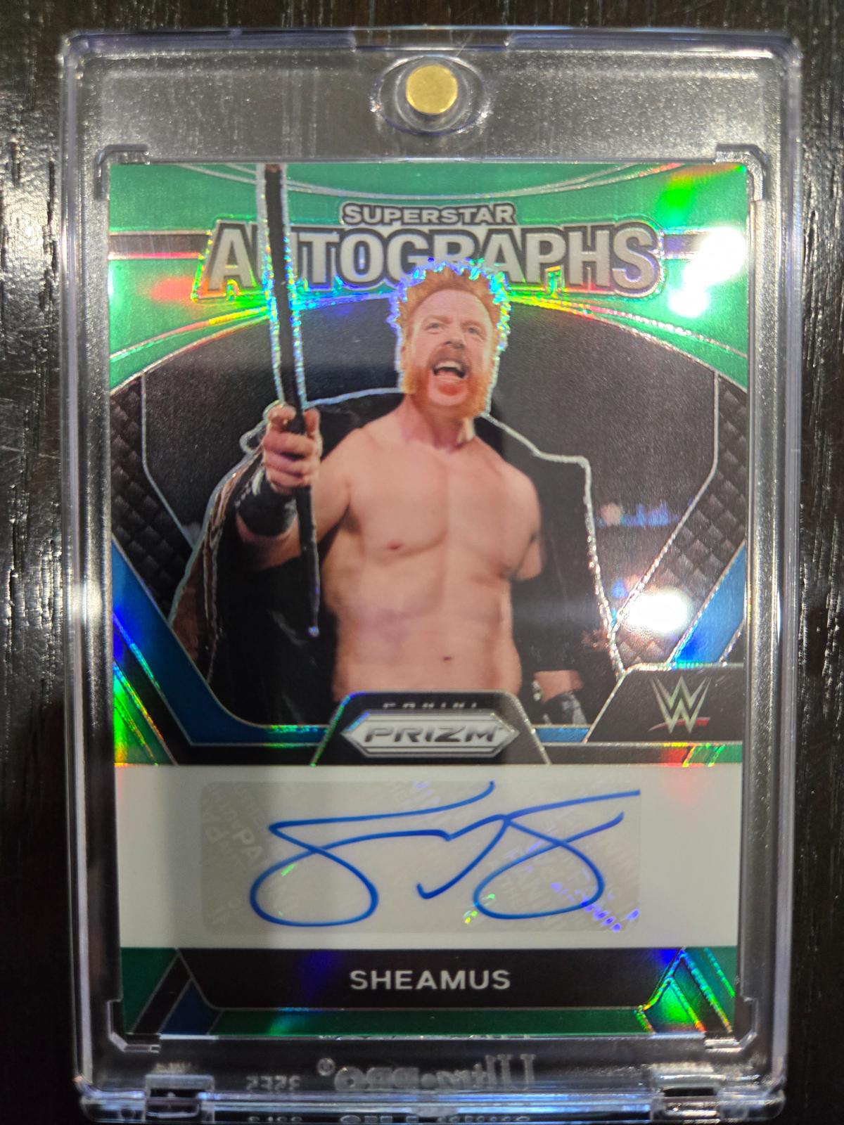Sheamus #5 Wrestling Cards 2024 Panini Prizm WWE Superstar Autograph