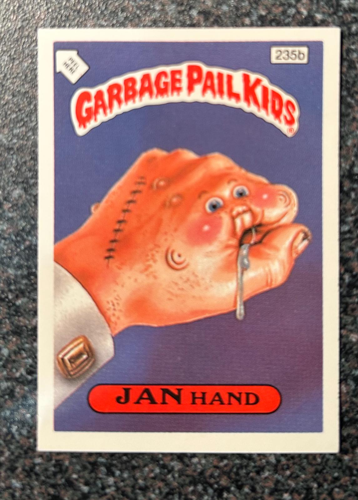 Jan Hand #235B Prices | Garbage Pail Kids 1986 Mini | GPK Cards