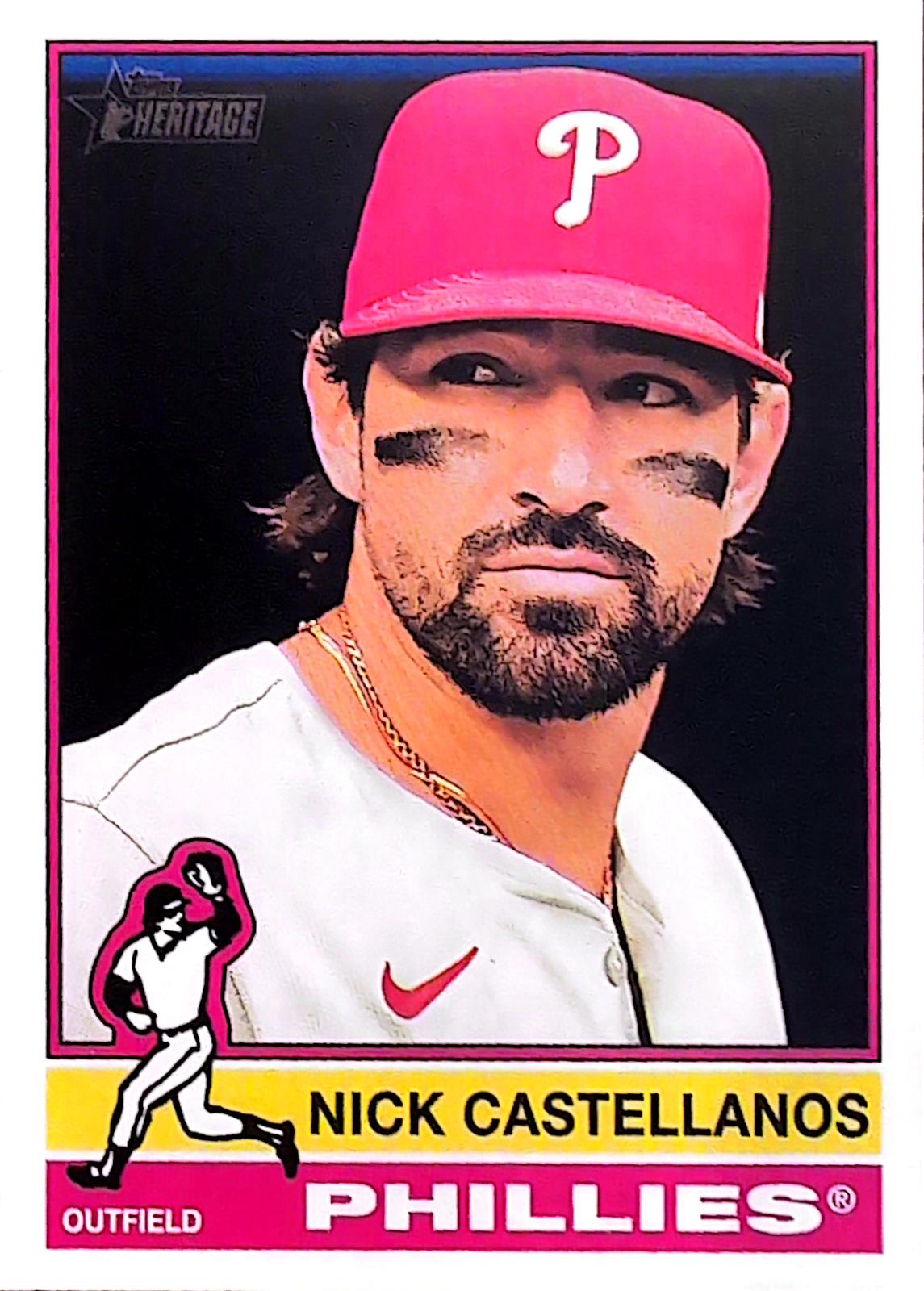 Nick Castellanos #315 Baseball Cards 2025 Topps Heritage