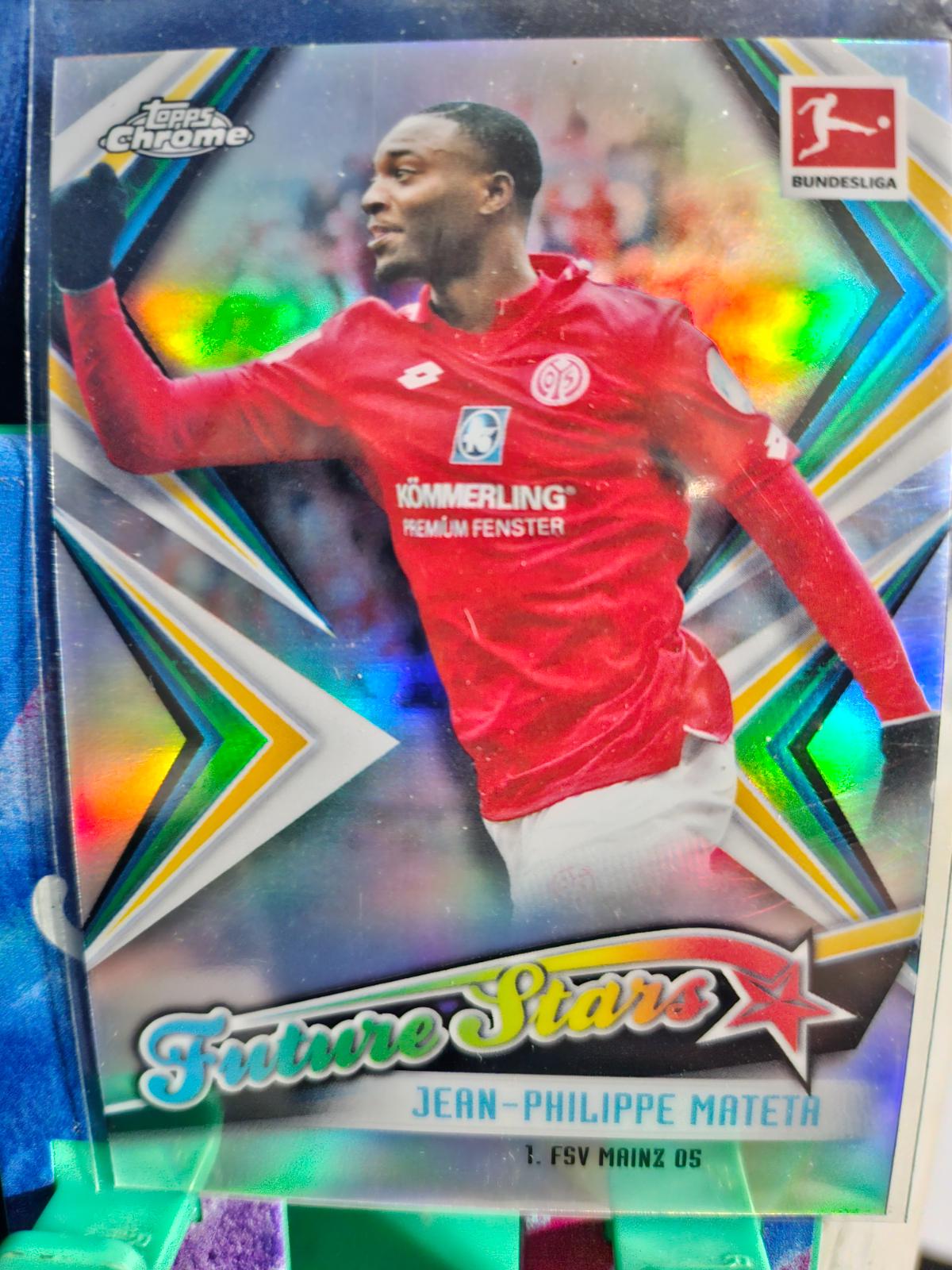 Jean Philippe Mateta #FS-4 Soccer Cards 2019 Topps Chrome Bundesliga Future Stars