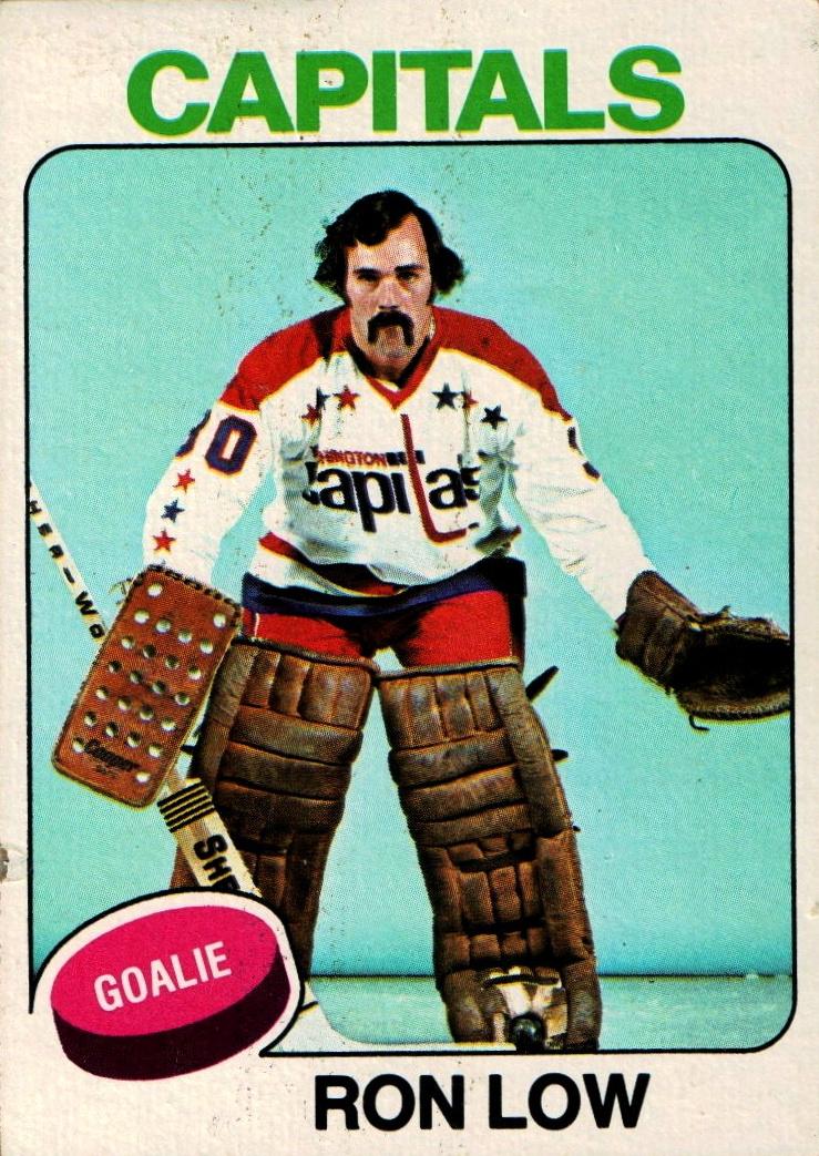 Ron Low #25 Hockey Cards 1975 Topps