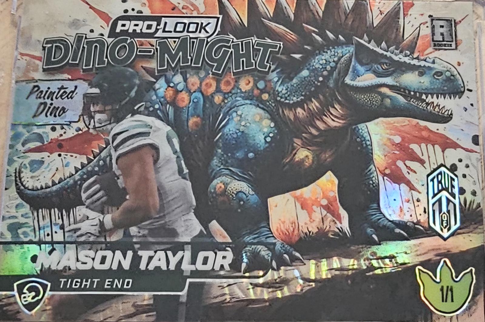 Mason Taylor #DPPD-MT 2025 Wild Card Pro Look Dinomight Football