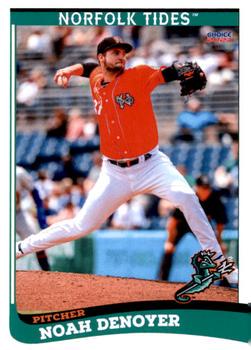 Noah Denoyer #34 2023 Choice Norfolk Tides Baseball