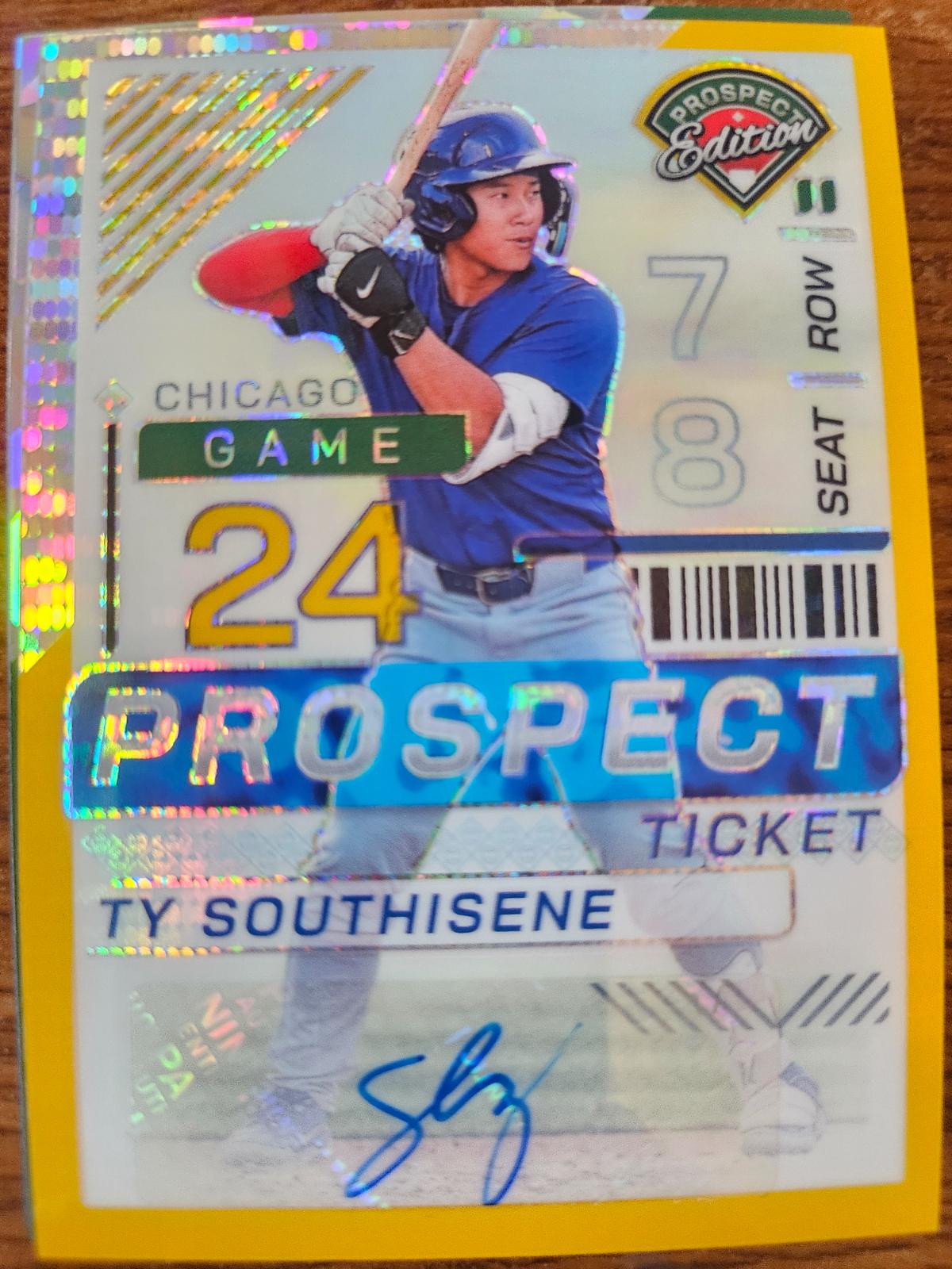 Ty Southisene [Gold Holo Ticket Signature] #140