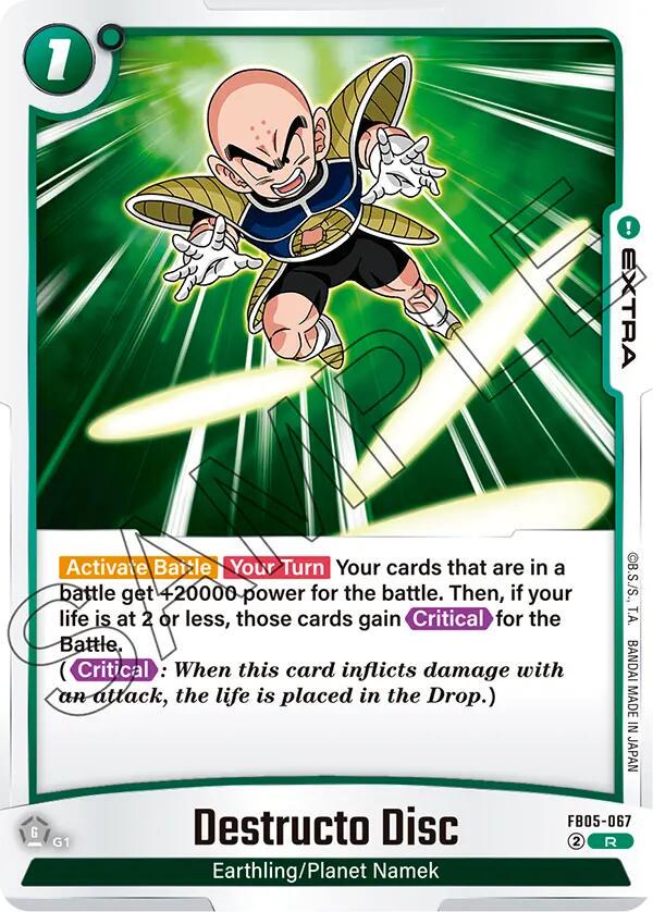 Destructo Disc FB05-067 Dragon Ball Fusion World New Adventure