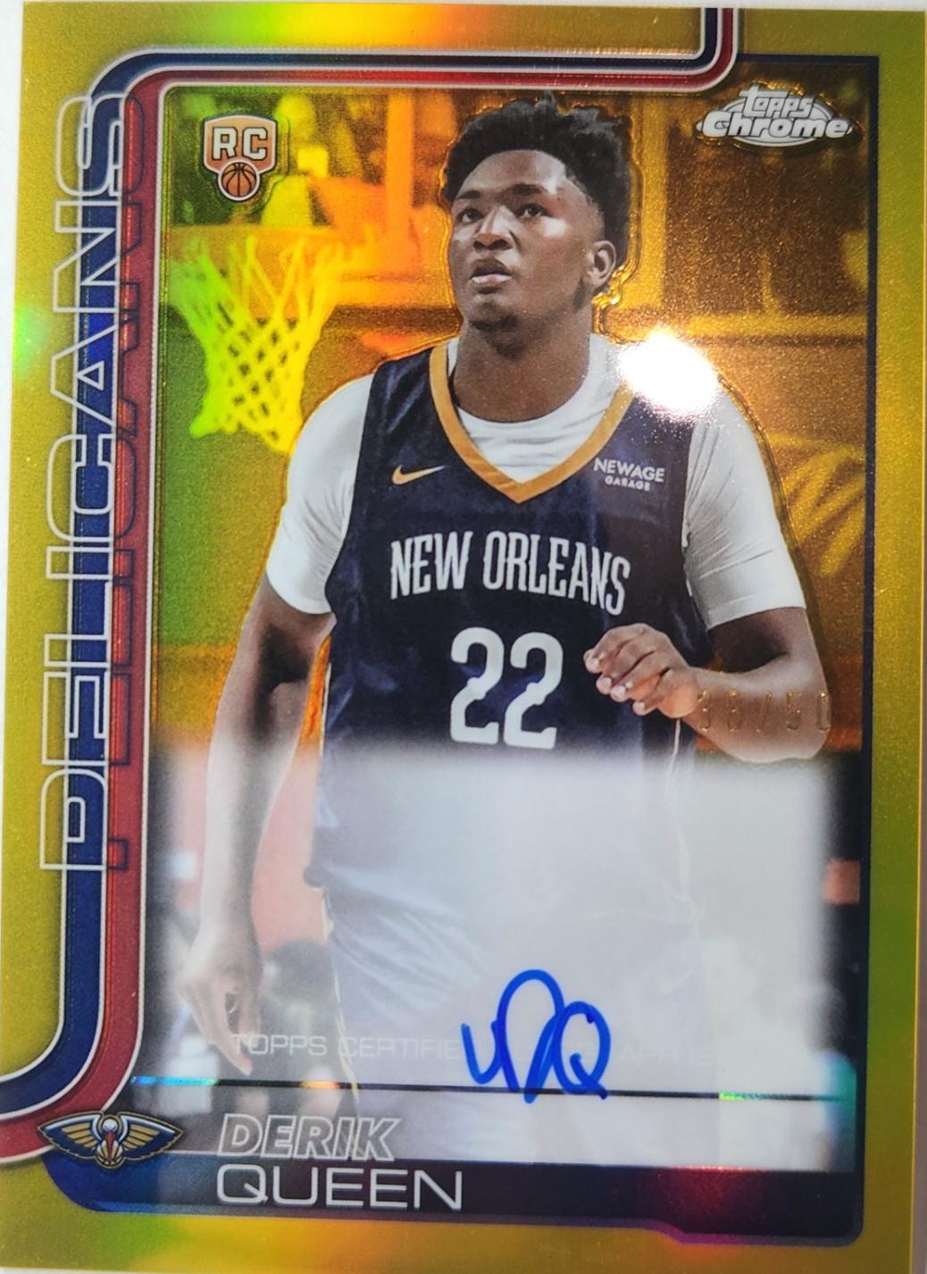 Derik Queen [Refractor Gold] #TCAR-DQ Prices | 2025 Topps Chrome