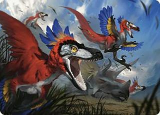 Wrathful Raptors Art Series