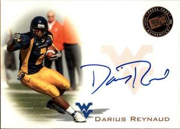 Darius Reynaud #PPS-DR 2008 Press Pass Autograph Football