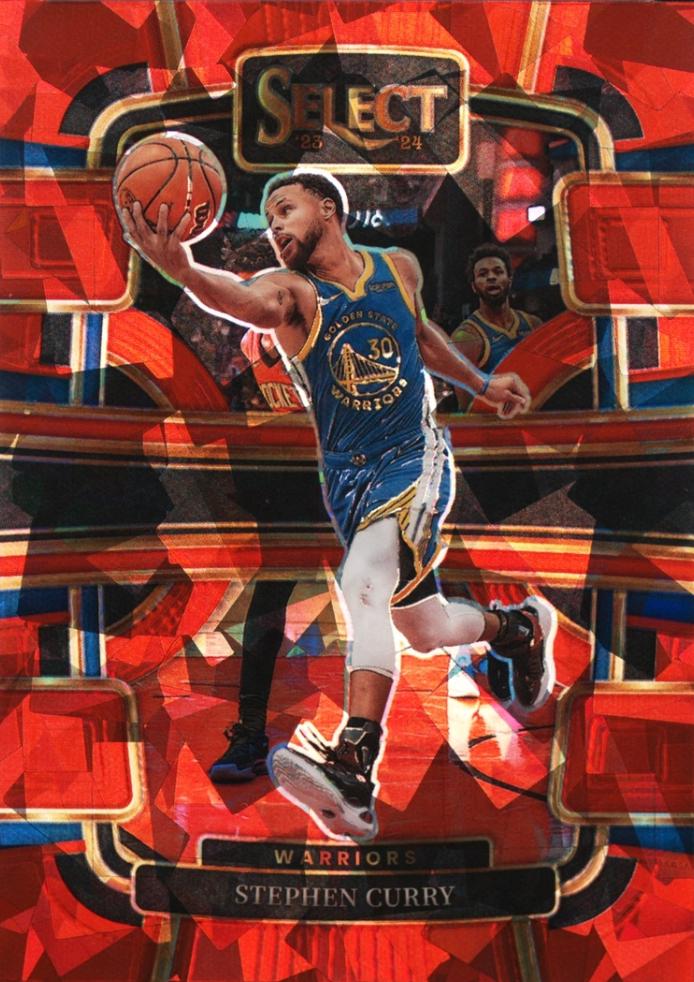 Stephen Curry [Cracked Ice Red Prizm] #56 Prices | 2023 Panini