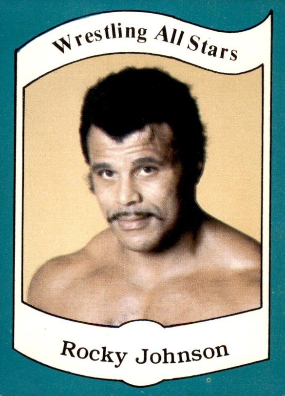 Rocky Johnson #24 Wrestling Cards 1983 Wrestling All Stars