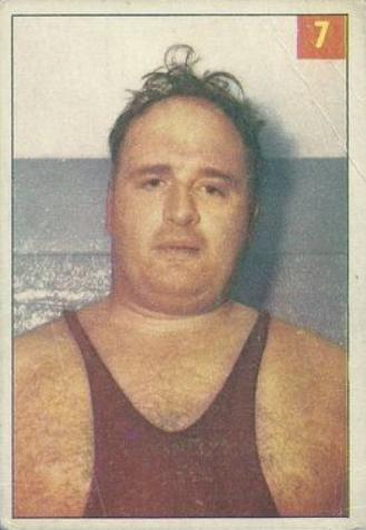 Frank Valois #7 Wrestling Cards 1954 Parkhurst
