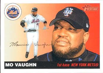 Mo Vaughn #54 Baseball Cards 2004 Topps Heritage