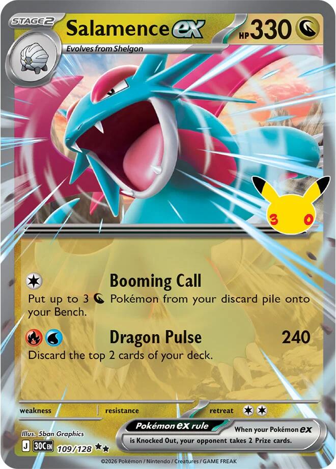 2026 Salamence ex #109