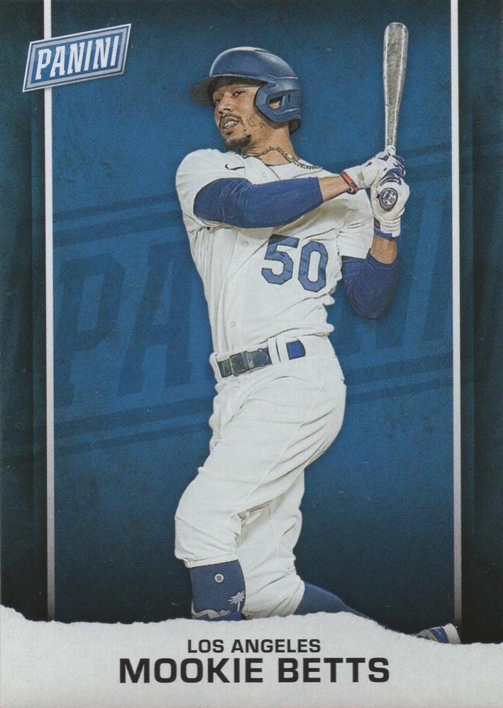 Mookie Betts #BB4 Baseball Cards 2021 Panini Father's Day