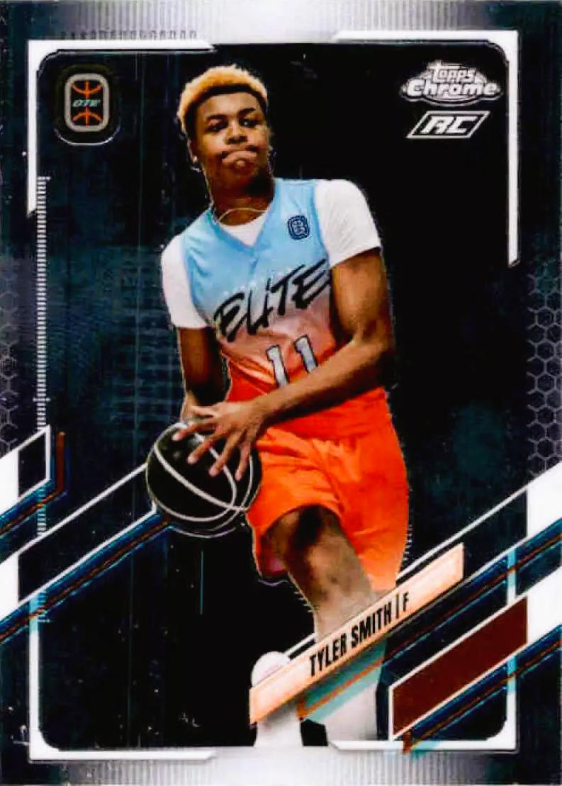 Tyler Smith #11 Basketball Cards 2021 Topps Chrome OTE Overtime Elite