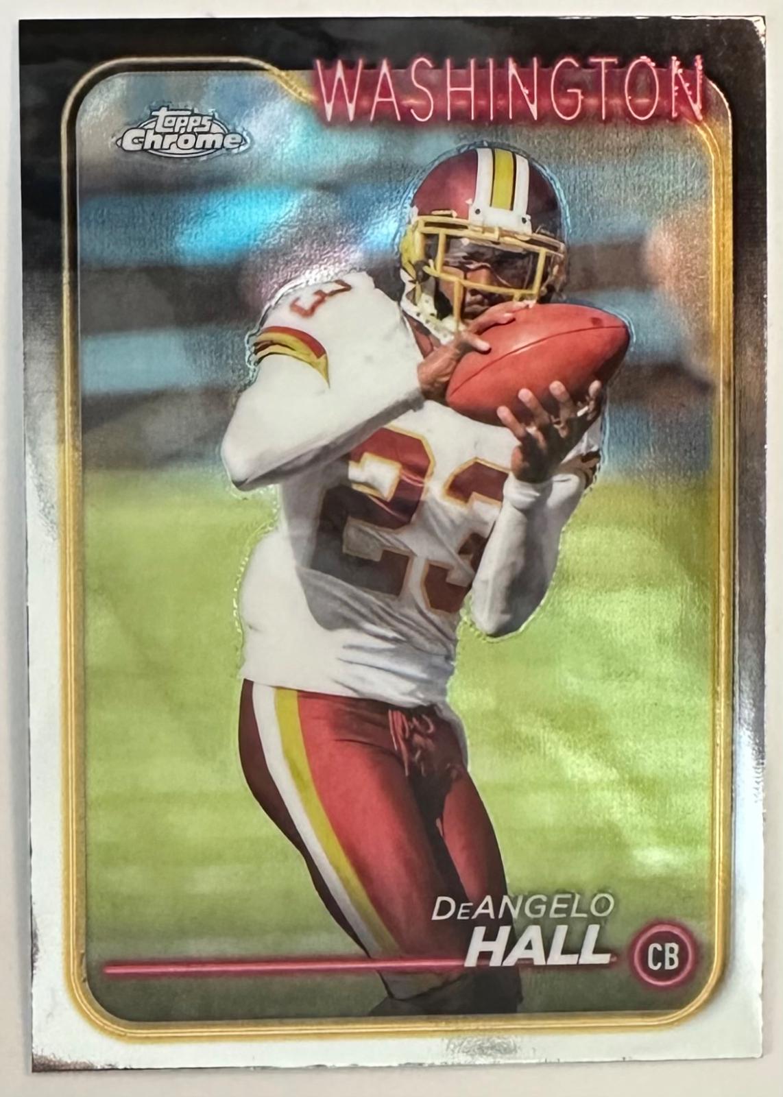 DeAngelo Hall #195 Football Cards 2024 Topps Chrome
