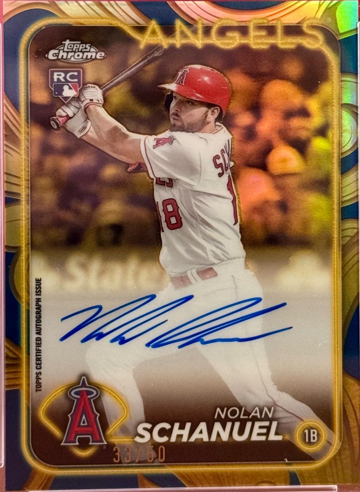 Nolan Schanuel [Blue Gold] #CGA-NS