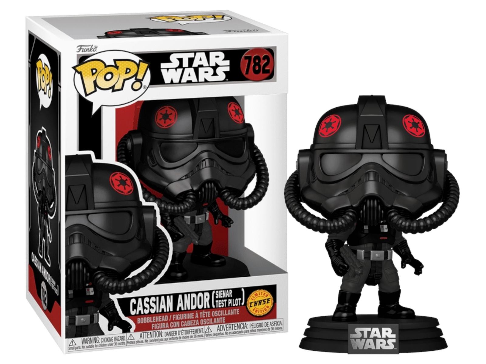 Cassian Andor Sienar Test Pilot #782 Star Wars Funko Pop Chase box and figure