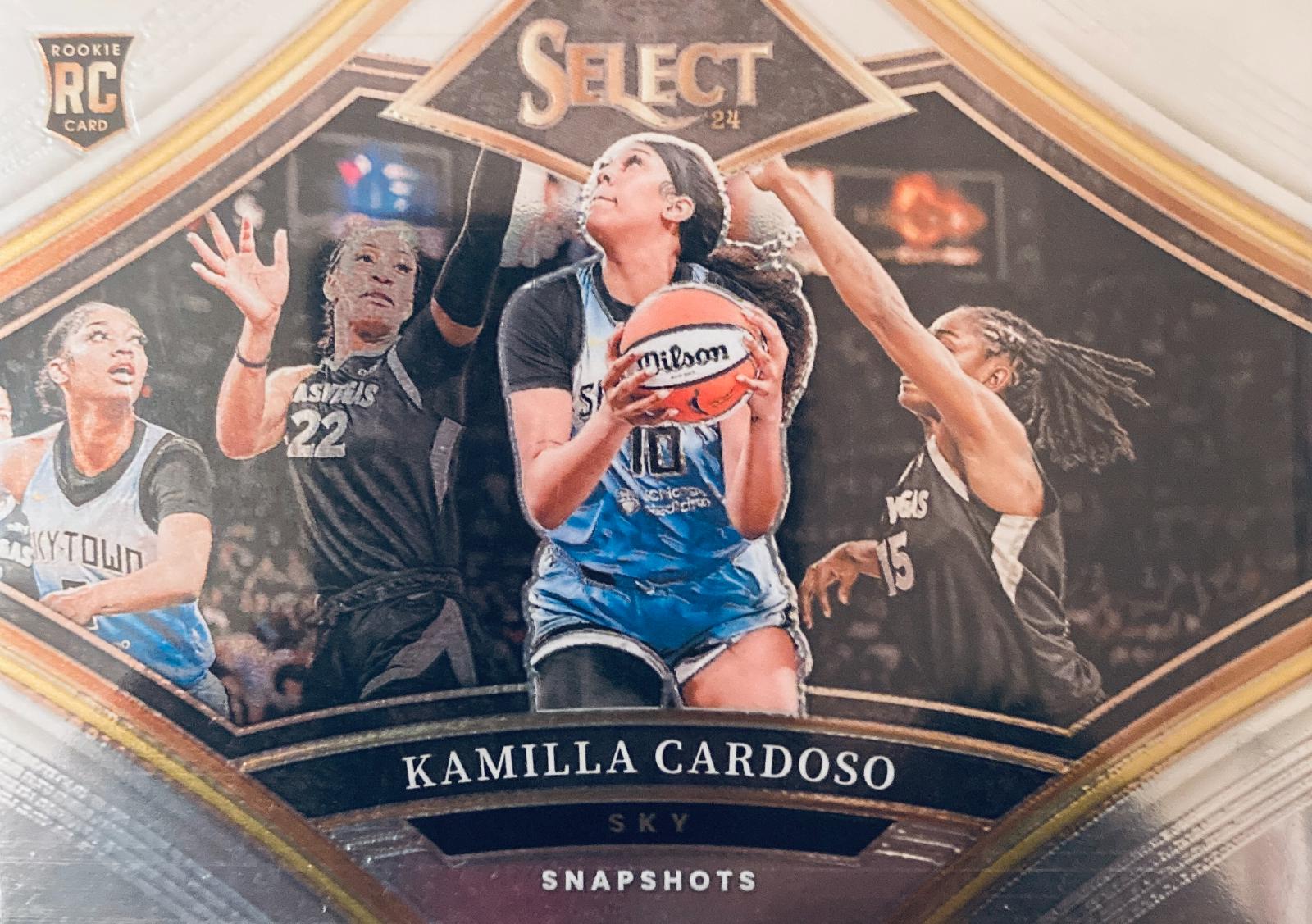 Kamilla Cardoso #20 Basketball Cards 2024 Panini Select WNBA Snapshot