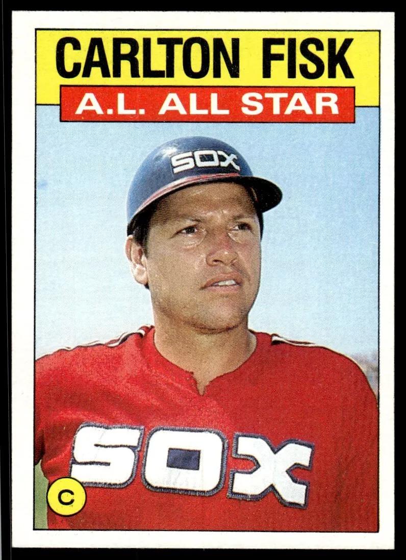 Carlton Fisk #719 Baseball Cards 1986 Topps