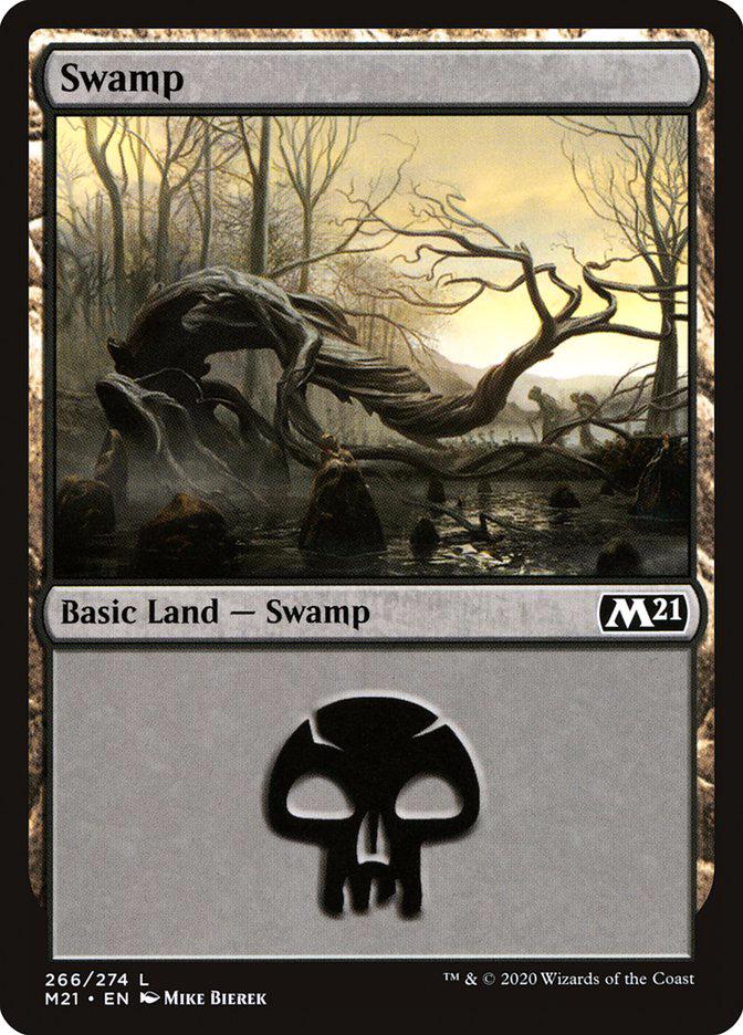 Swamp #266 Magic Core Set 2021