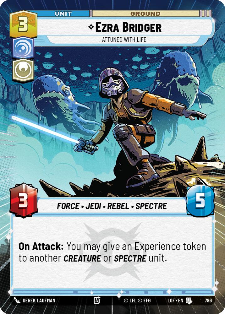 Ezra Bridger - Attuned With Life [Hyperspace Foil] #786
