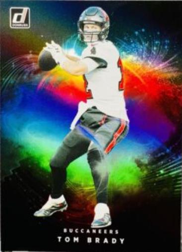 Tom Brady #NM-TBR Football Cards 2021 Panini Donruss Night Moves