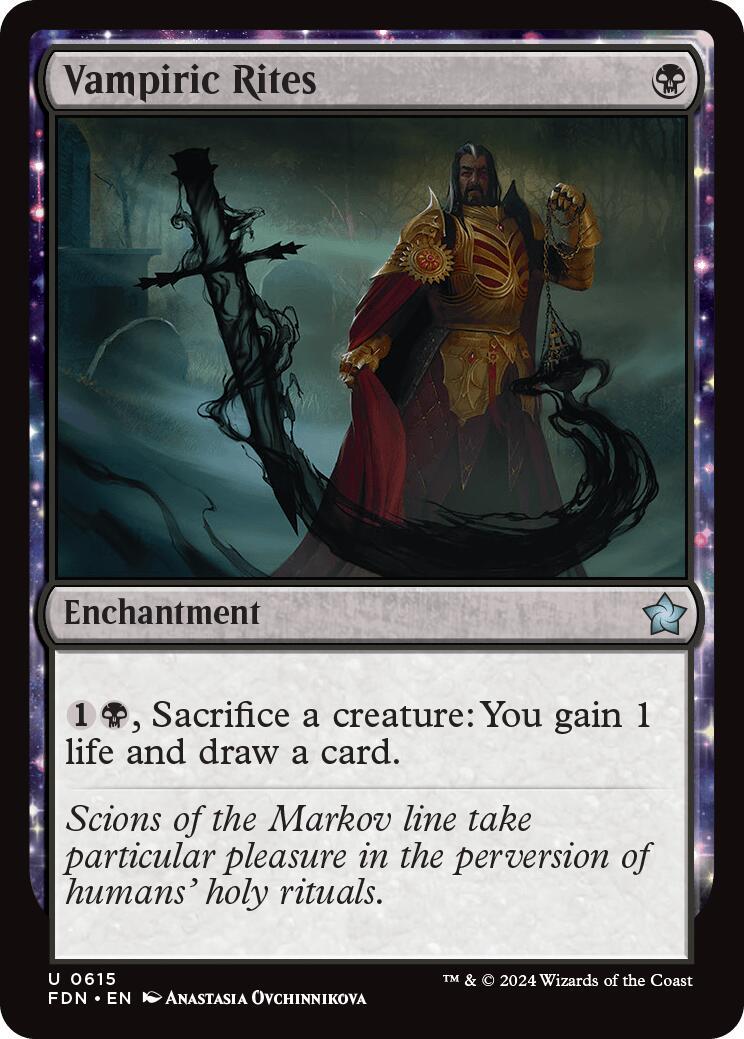 Vampiric Rites #615 Magic Foundations