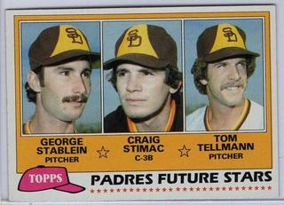 Padres Future Stars: George Stablein / Craig Stimac / Tom Tellmann