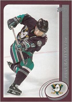 Paul Kariya #8 2002-03 Topps Hockey