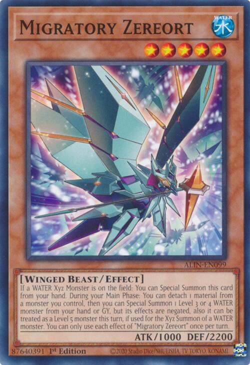 Migratory Zereort ALIN-EN099 YuGiOh Alliance Insight