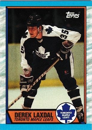 Derek Laxdal #169 Hockey Cards 1989 Topps