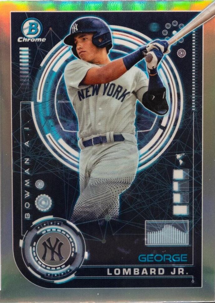 George Lombard Jr. #BAI-19 Baseball Cards 2024 Bowman AI