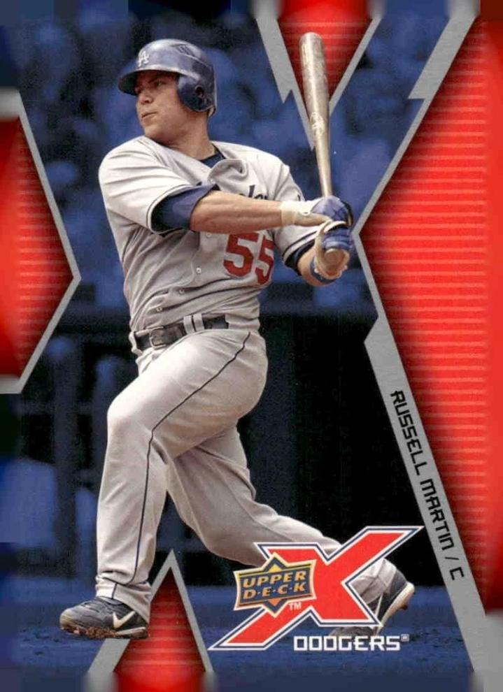 Russell Martin #45 Baseball Cards 2009 Upper Deck X
