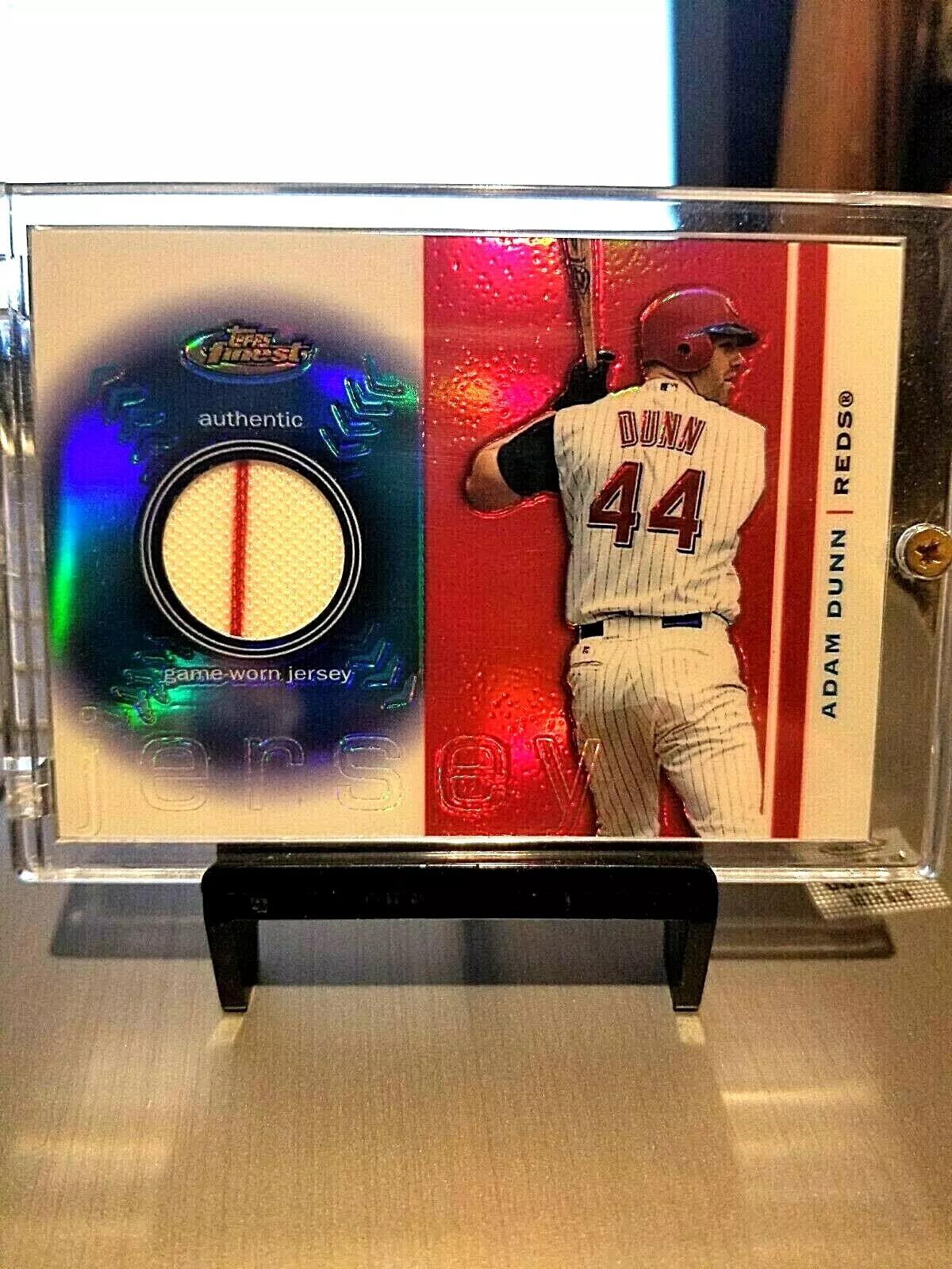 Adam Dunn #FRJ-AD Baseball Cards 2003 Finest Uniform Relics